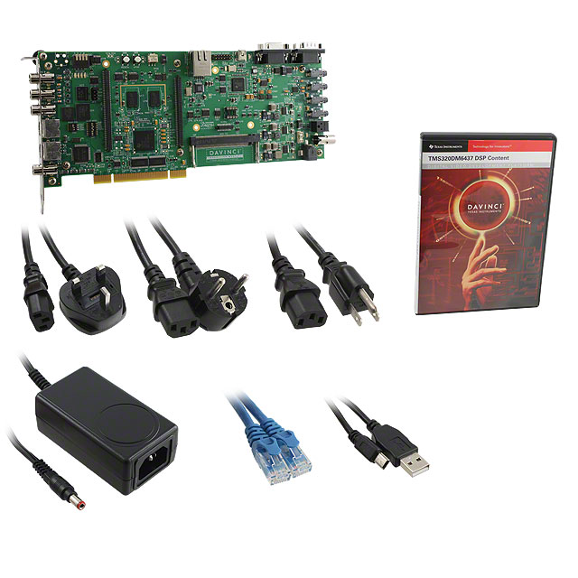 TMDSVDP6437 Texas Instruments  Cartes d'évaluation - Embarquées - MCU DSP